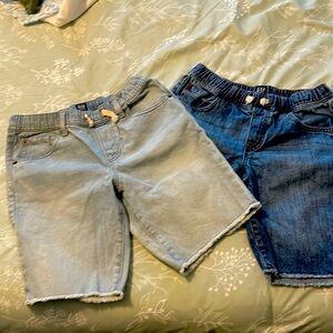 Boys Gap denim shorts.